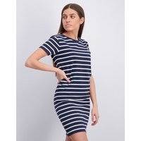 Gant, TG BRETON STRIPED JERSEY DRESS, Sininen, Mekot/Hameet till Tytöt, 158-164