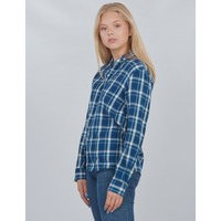 Gant, D1. FLANNEL INDIGO CHECK SHIRT, Sininen, Kauluspaidat till Pojat, 134-140