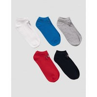 Gant, D1. ORIGINAL SNEAKER SOCKS 5-PACK, Kirjava, Sukat till Unisex, 40-45