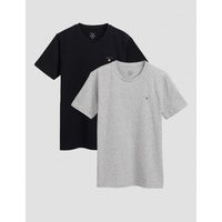 Gant, C-NECK T-SHIRT 2-PACK, Harmaa, T-paidat/Paidat till Pojat, 170 cm