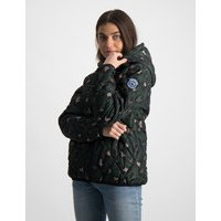 Svea, Quilted Hood Jacket, Vihreä, Takit / Fleecet / Liivit till Tytöt, 150 cm