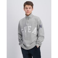 Svea, Half Zip Logo Sweat, Harmaa, Neuleet/Neuletakit till Tytöt, 150 cm