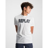 Replay, T-Shirt, Valkoinen, T-paidat/Paidat till Tytöt, 10 vuotta