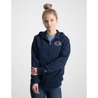 Champion, Hooded Full Zip Sweatshirt, Sininen, Hupparit till Pojat, L