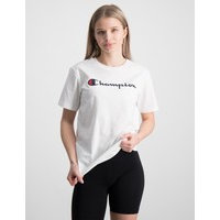 Champion, Crewneck T-Shirt, Valkoinen, T-paidat/Paidat till Pojat, XL