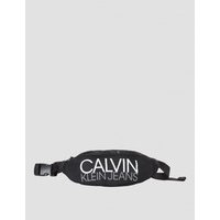 Calvin Klein, INSTITUTIONAL LOGO WAIST PACK, Musta, Laukut/toilettilaukut till Unisex, One size