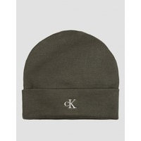 Calvin Klein, MONOGRAM BEANIE, Vihreä, Hatut till Unisex, L/XL