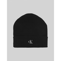 Calvin Klein, MONOGRAM BEANIE, Musta, Hatut till Unisex, L/XL