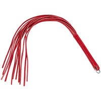 Spartacus Thong Whip Nahkainen Flogger-piiska 50 cm