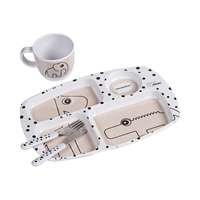 Done by Deer Toddler Dinner Set Happy Dots