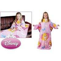 Childrens/Kids Girls Disney Princess Sleeved Fleece Snuggle Blanket