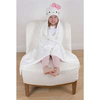 Hello Kitty Childrens/Girls Petal Hooded Character Fleece Blanket