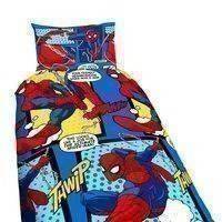 Marvel Spiderman Childrens/Kids Official Webhead Reversible Single Duvet