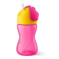 Philips Avent SCF798 / 02 Straw cup 300ml 12 kk + vaaleanpunainen / keltainen