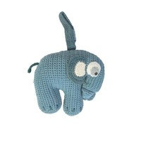 sebra, Crochet Music Mobile Elephant Cloud blue, Sebra