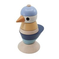 sebra, Wooden stacking bird denim blue, Sebra