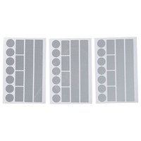 Safety, Reflective Stickers Grey 3-pack