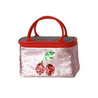 Rice, Sequin Cooler Bag with Cherry 4 L