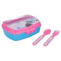 Disney Frozen 3in1 Lunch Box With Fork And Spoon