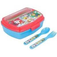 Paw Patrol 3in1 Lunch Box With Fork And Spoon