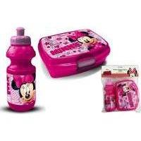 Disney Minnie Mouse Eväsrasia ja juomapullo Pink