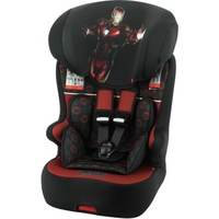 MARVEL Selkänojan vahvistin valjailla Racer Isofix Group 1/2/3 - 9-36 kg - Iron Man, Marvel