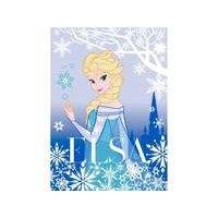 Disney Frost Elsa Tæppe til børn 02 - 95 x 133 cm, Associated Weavers