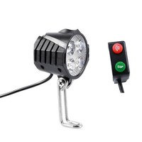 Electric Bicycle LED Light With Horn Switch, Slowmoose