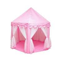 Kannettava lasten teltta lelu-pallo-allas prinsessan tytön linna, leikkimökki lapsille pienen talon taitettava leikkiteltta,..