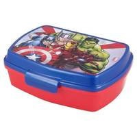 Marvel Avengers Hulk Thor Ironman Captain America Lunch Box eväslaatikko Blue/Red