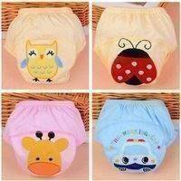 10pcs Baby Training Cloth Study Pant Reusable Diapers Nappy Cover, Slowmoose