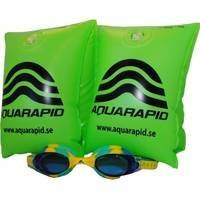 Aquarapid Kit jr Swimkid yellow/blue + S