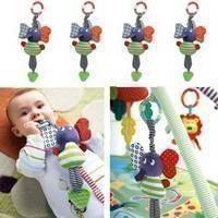 Lovely Cute Music Elephant Lathe Hang Soft Doll Teether, Slowmoose