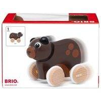 Brio 30338 Push Along Bear, BRIO