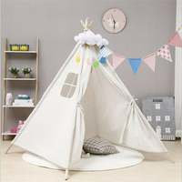 Kannettava lasten leikkimökki nukkuva kupoli, intialainen teepee-teltan leikkimökki, Slowmoose
