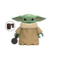 Rakennuspalikka star wars baby yoda figuurit, rakennuslelut lahja lapsille - valkoinen, Slowmoose