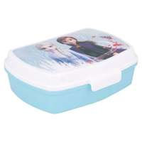 Disney Frozen II Blue Forest Anna Elsa lunch box White/Turquoise