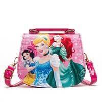 Disney Small Bag, Elsa Snow Bell Mermaid Printed Shoulder Bag, Slowmoose