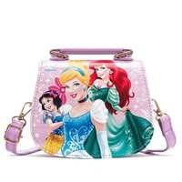 Disney Small Bag, Elsa Snow Bell Mermaid Printed Shoulder Bag, Slowmoose