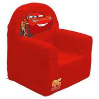 Disney lænestol til børn Biler 41x37x29 cm rød ROOM320050