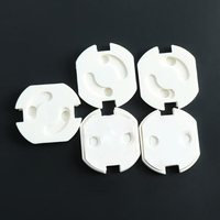 12pcs Self-adhesive Baby Child Safety Lock Protector Power Socket Protection Caps Cover, Slowmoose
