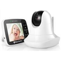 3.5- Baby Monitor, Night-vision, Wireless Video, Monitor With Remote Camera, Pan-tilt-zoom, Slowmoose