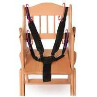 5 Point Harness Nylon Safe Belt Seat 360 Degree Rotating Hook Stroller High Chair, Slowmoose