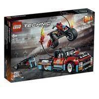 Playset Technic Stunt Show Truck And Bike Lego 42106, LEGO