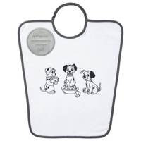 DISNEY 101 dalmatialaisen ruokalappu - Nimeni on painettu - 35 x 38 cm - Elastinen, sieni, Disney