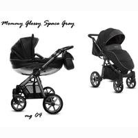 ​Mommy Glossy Barnvagn - Space Gray, NEW