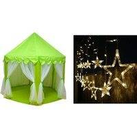 Portable Kids Toy, Tipi Tent Ball Pool Princess, Girl Castle, Play House, Small House, Folding Playtent, Slowmoose