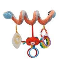 Cute Animals Crib Mobile Hanging Spiral Rattle Stroller, Slowmoose