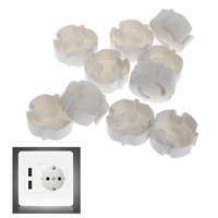 10pcs/lot Eu Standard Baby Safety Plug Socket Protective Cover, Slowmoose