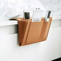 Bedside Hanging Storage Organizer Bed Bag Pocket Felt Dorm Room Book Magazine Tv Remote Caddy Bunk Holder, Slowmoose